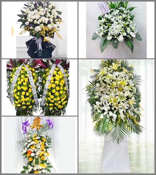 山东临沂莒南县道口乡白事花篮预定